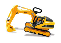 Large yellow excavator toy with 3000 sturdy style design