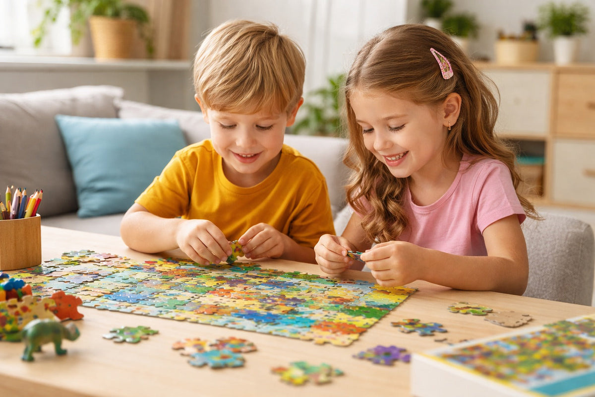 puzzle games benefits for kids learning through play