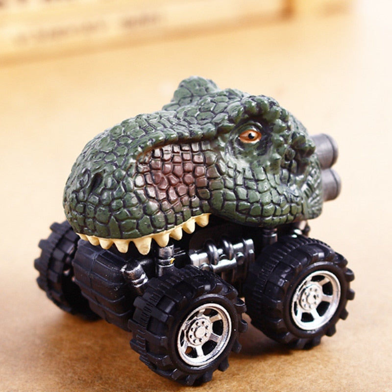 Pull Back Dinosaur Toy Car