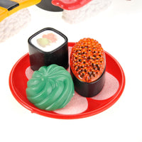 21-Piece Japanese Sushi Bento Box Play Set – Pretend Play Cutting Food Toy for Kids