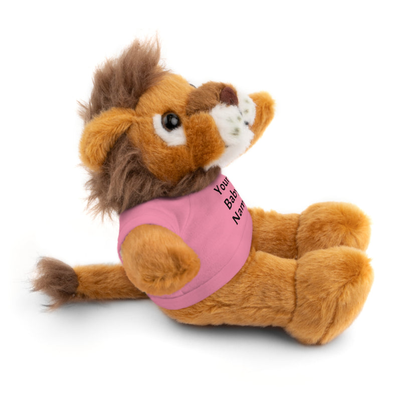 Stuffed Lion with Custom Tee