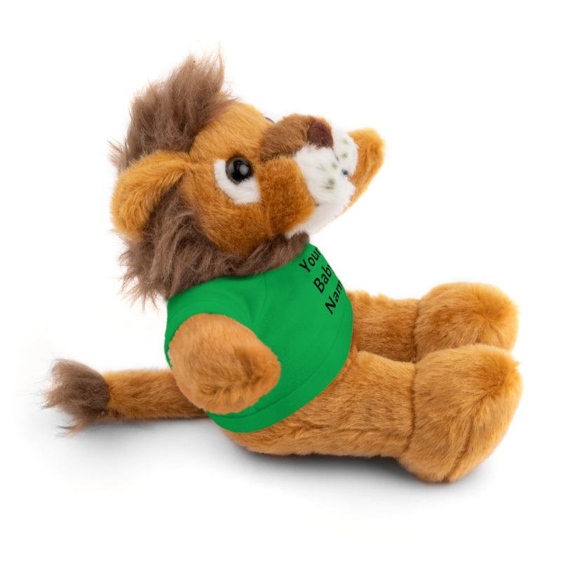 Stuffed Lion with Custom Tee