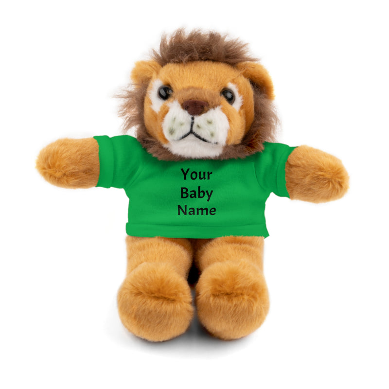 Stuffed Lion with Custom Tee