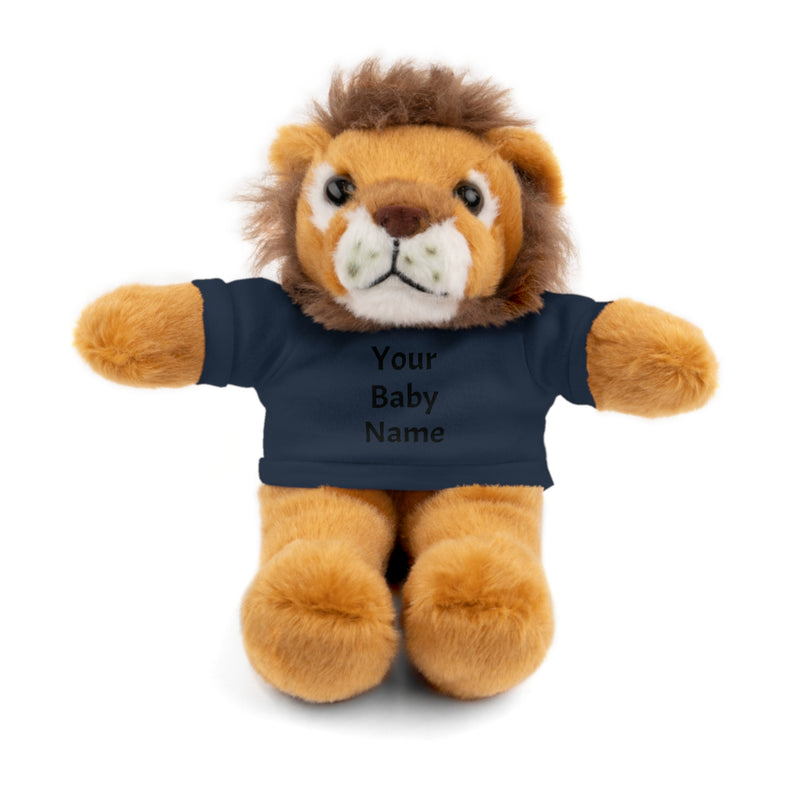 Stuffed Lion with Custom Tee