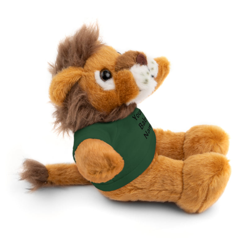Stuffed Lion with Custom Tee