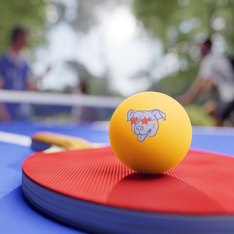 Ping Pong Balls - Dog Design for Kids