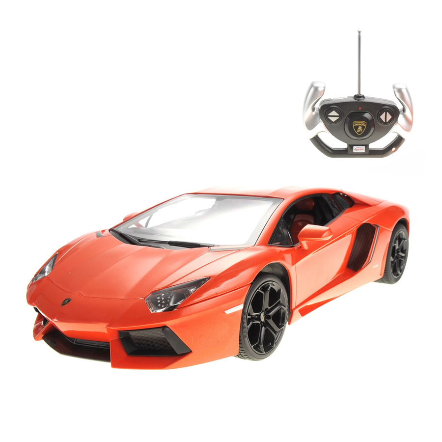 Lamborghini Aventador RC Car - Ready to Run, 1:14 Scale, Orange Sports Car