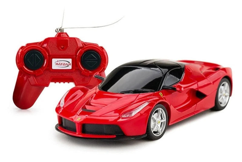 Remote Control Red Ferrari RC Ferrari LaFerrari 1:24 Scale – Red Licensed Remote Control Racing C ...