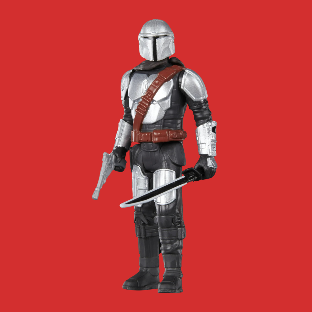 Epic Hero Series The Mandalorian Action Figure & 2 Accessories (4")