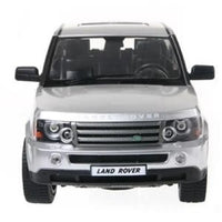 Front view of a Land Rover vehicle on a white background