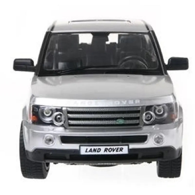Front view of a Land Rover vehicle on a white background