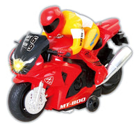 RC Motorcycle Toy – Remote Control Bike with Lights & Sounds (Red)