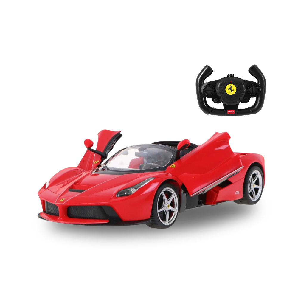 Ferrari LaFerrari RC Car with Drift Function - 1:14 Scale Remote-Control Toy (Red)