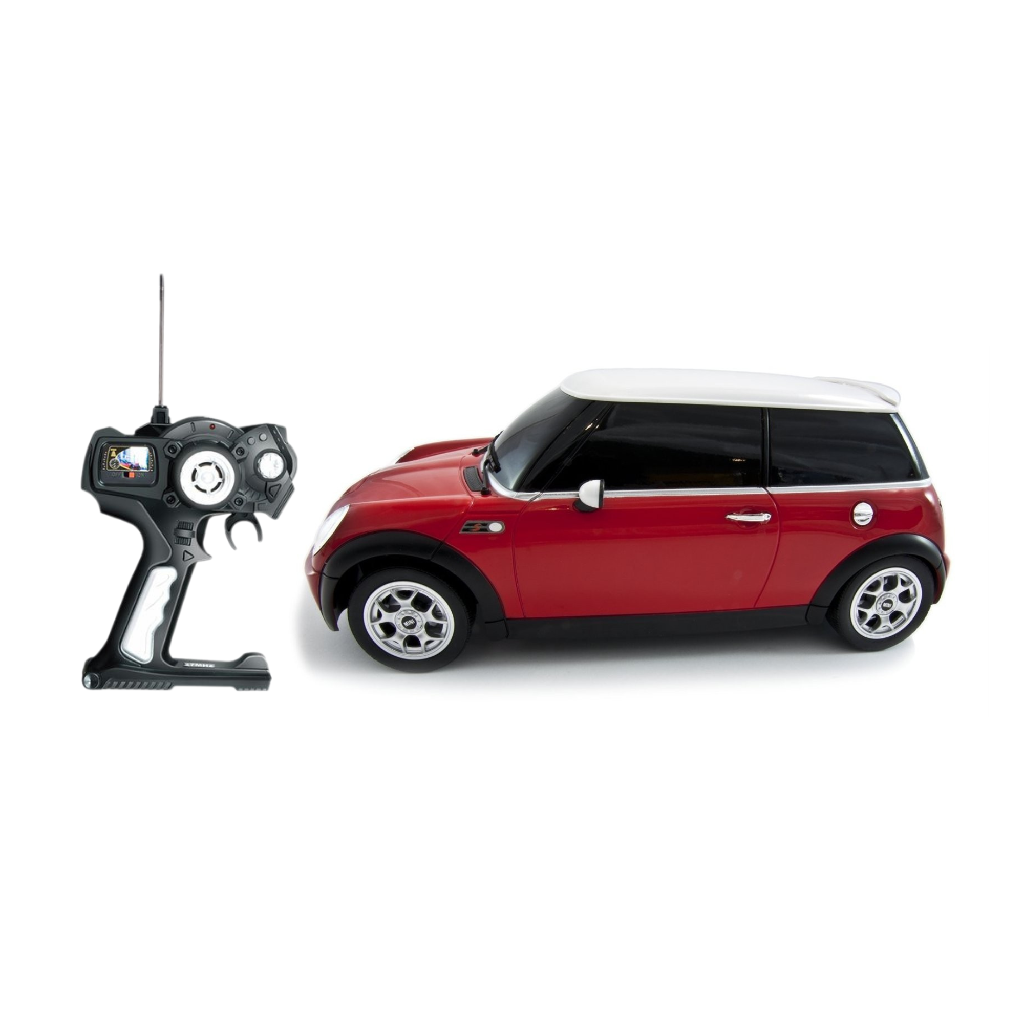 Remote Control Mini Cooper - Licensed Mini Cooper S RC Car 1:14 Scale, Red