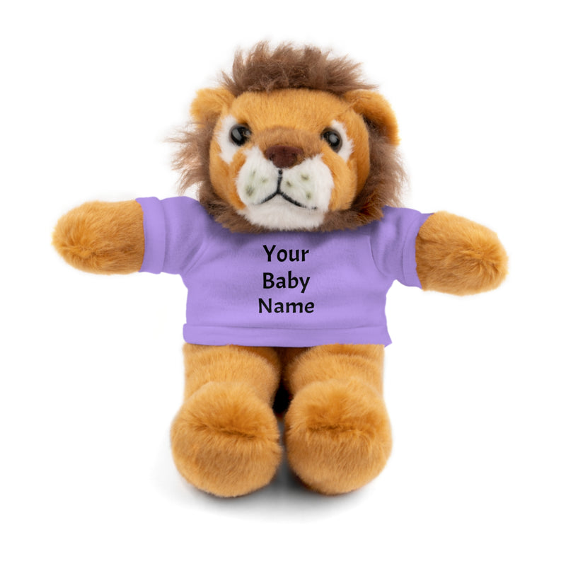 Stuffed Lion with Custom Tee