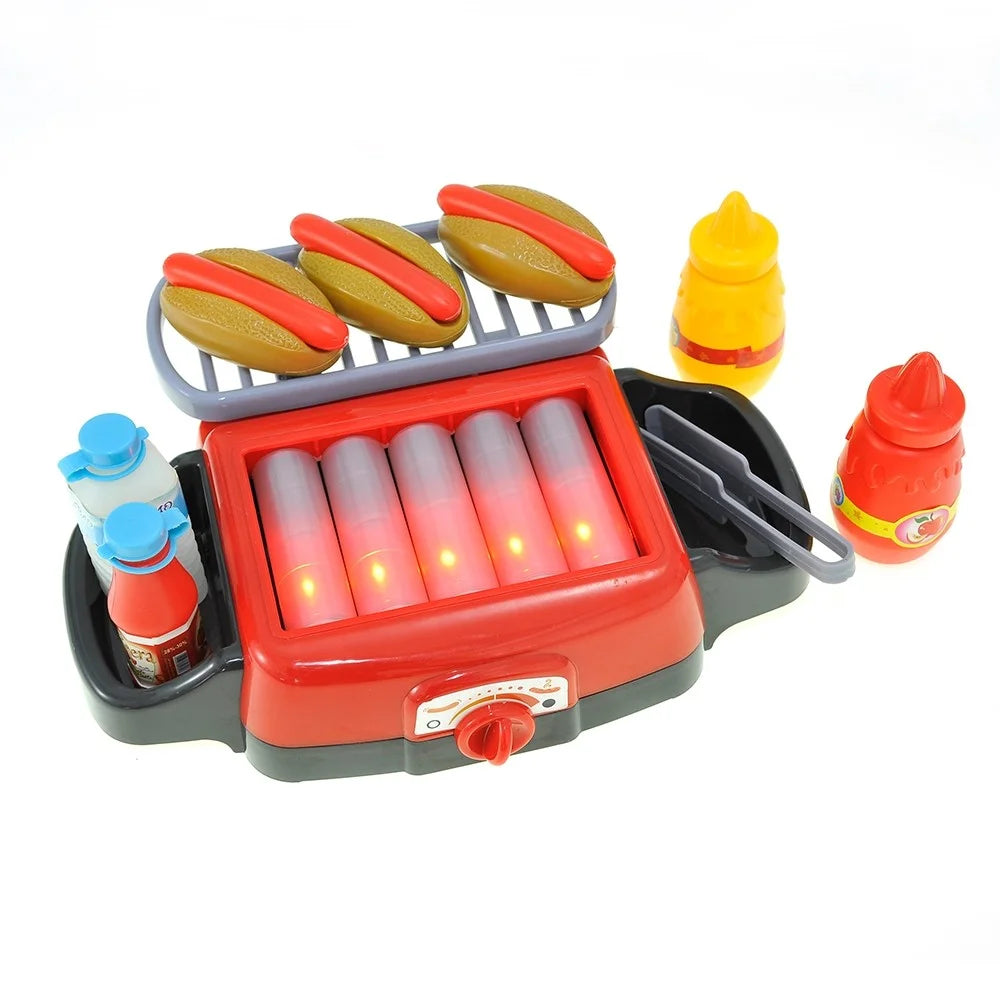 Hot Dog Roller Grill Playset – Fun Pretend Food Cooking Toy for Kids