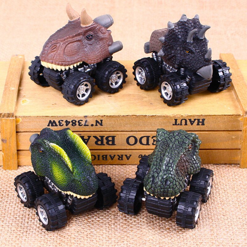 Pull Back Dinosaur Toy Car