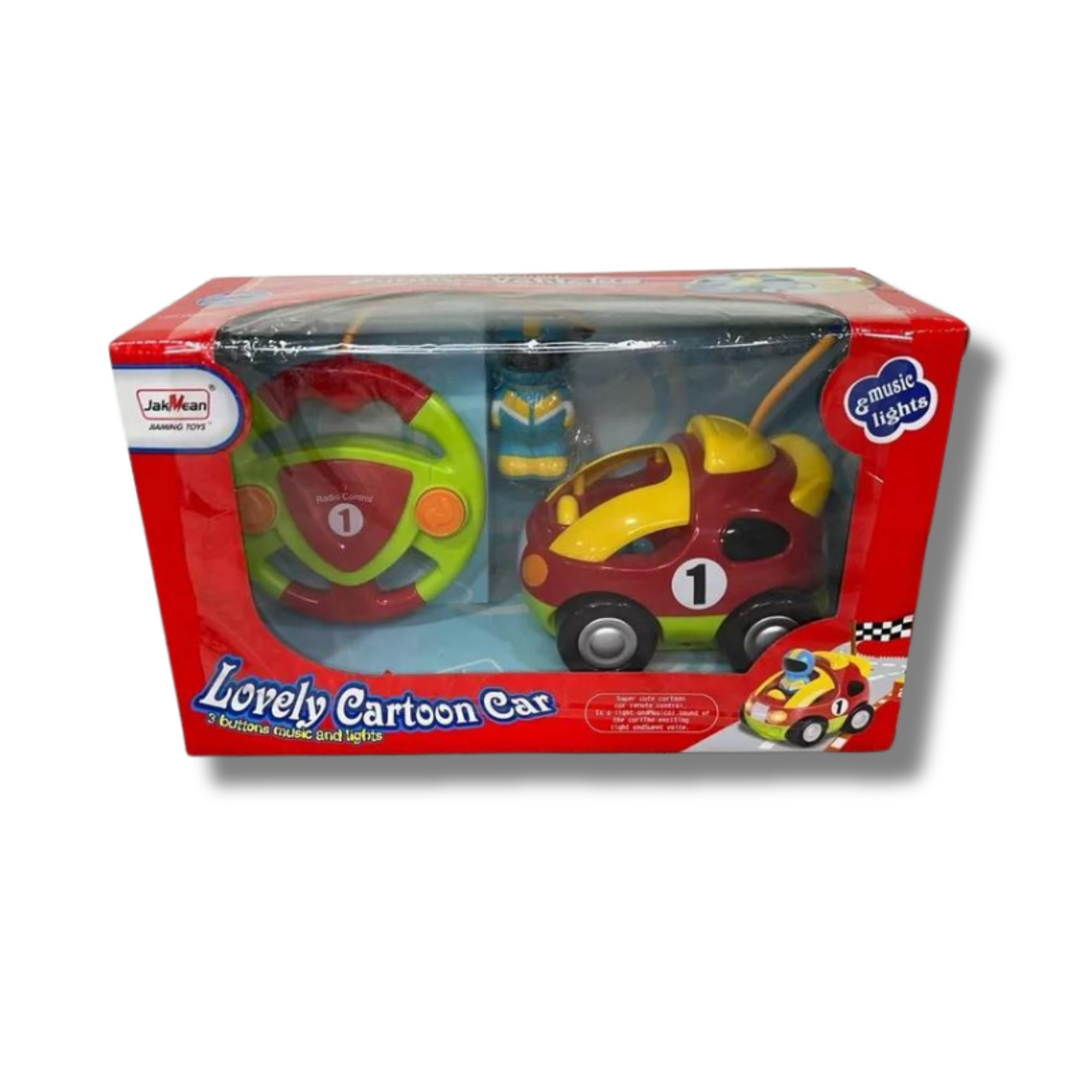 RC Cartoon Race Car - Lightning Fast 4