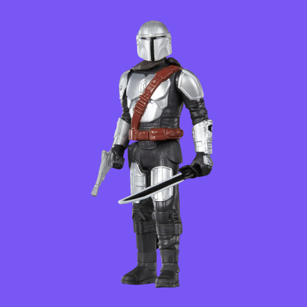 Epic Hero Series The Mandalorian Action Figure & 2 Accessories (4")