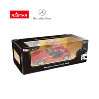 RC Mercedes Benz SLS with Open Doors & Lights - 1:14 Scale - Red