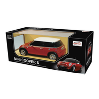 Remote Control Mini Cooper - Licensed Mini Cooper S RC Car 1:14 Scale, Red