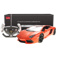 Lamborghini Aventador RC Car - Ready to Run, 1:14 Scale, Orange Sports Car