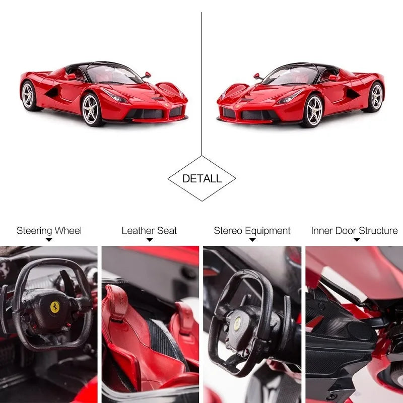 1:14 RC Ferrari LaFerrari Car with Butterfly Doors – Red Remote Control Sports Car