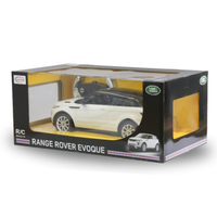 Range Rover Toy Car - Electric-Powered Fun with Lights, 1:14 Scale, Sleek White Design