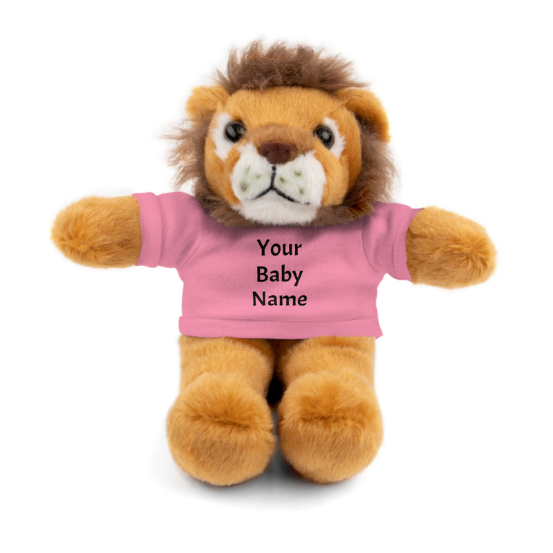 Stuffed Lion with Custom Tee