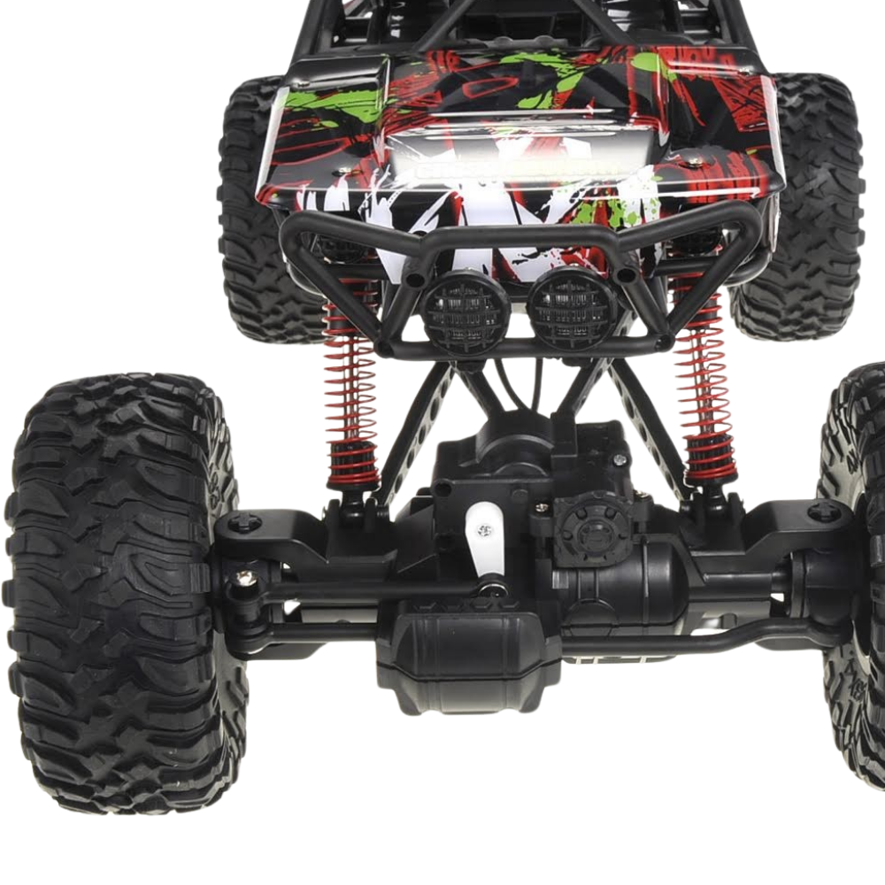 Rock Crawler RC Car – 4WD Rally Climbing Beast, 1:10 Scale, Red