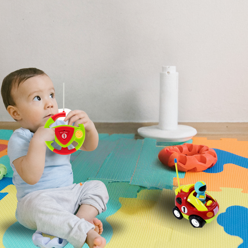 RC Cartoon Race Car - Lightning Fast 4"