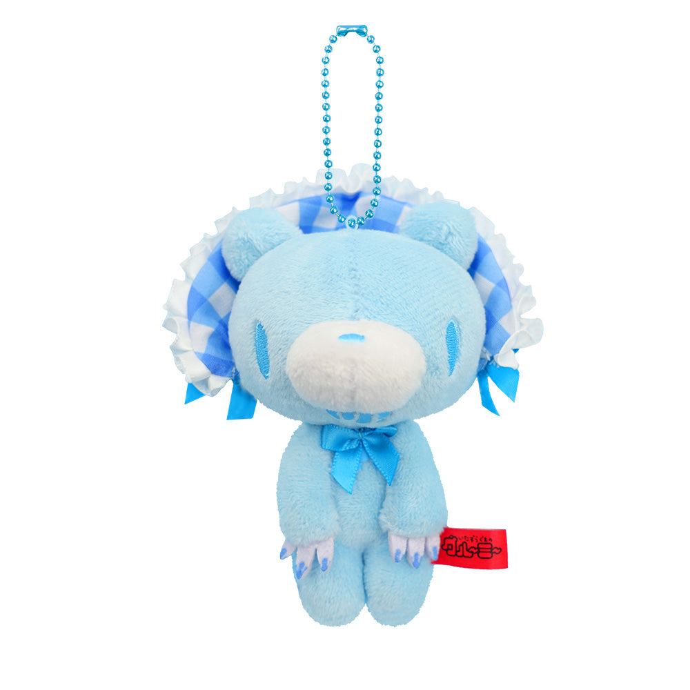 10cm Cute Gloomy Bear Mini Lolita Soft Keychain (Sky Blue)