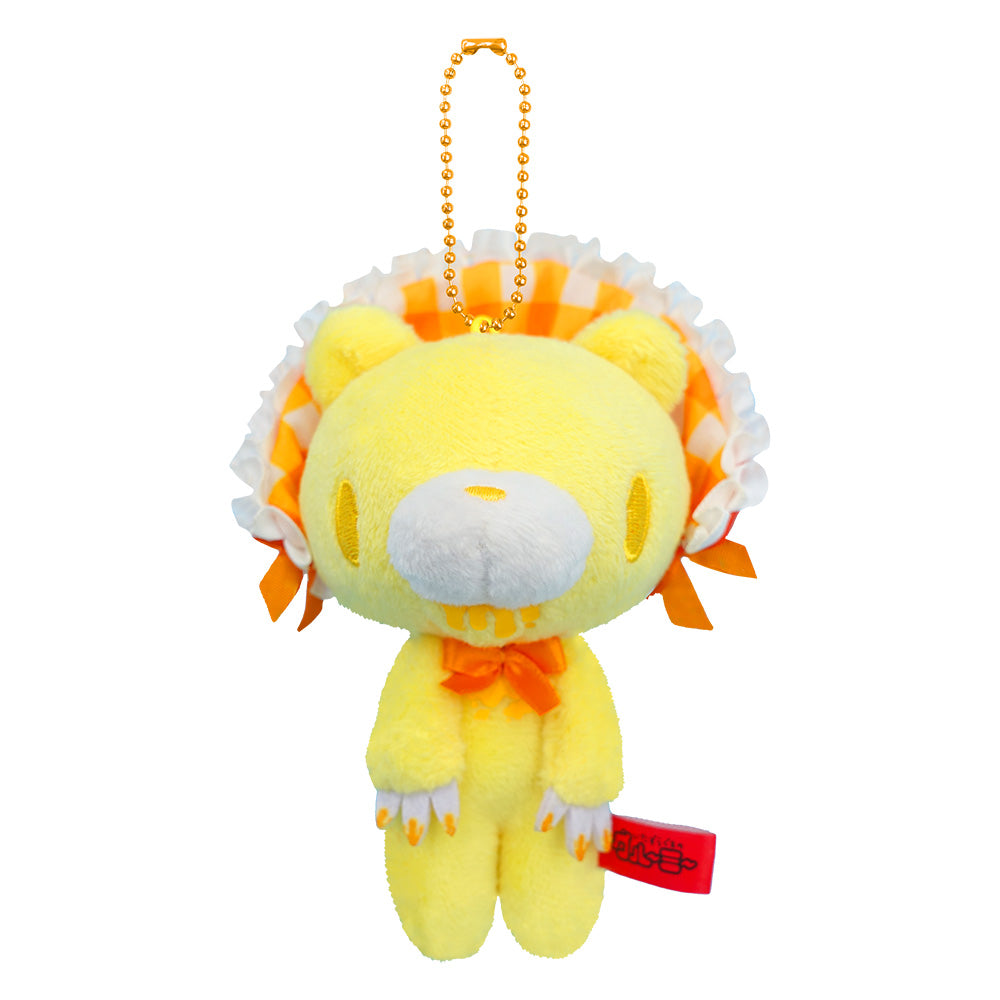 10cm Squeezable Gloomy Bear Mini Lolita Soft Keychain (Yellow)