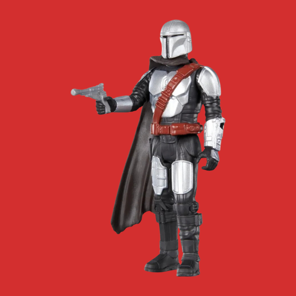 Epic Hero Series The Mandalorian Action Figure & 2 Accessories (4")