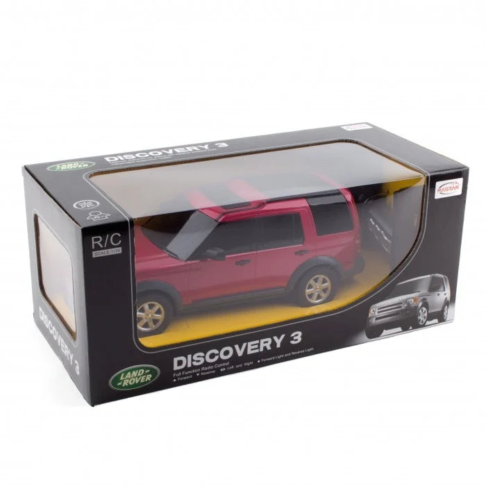 RC Land Rover Discovery 3 1:14 Scale – Red Remote Control SUV with Lights