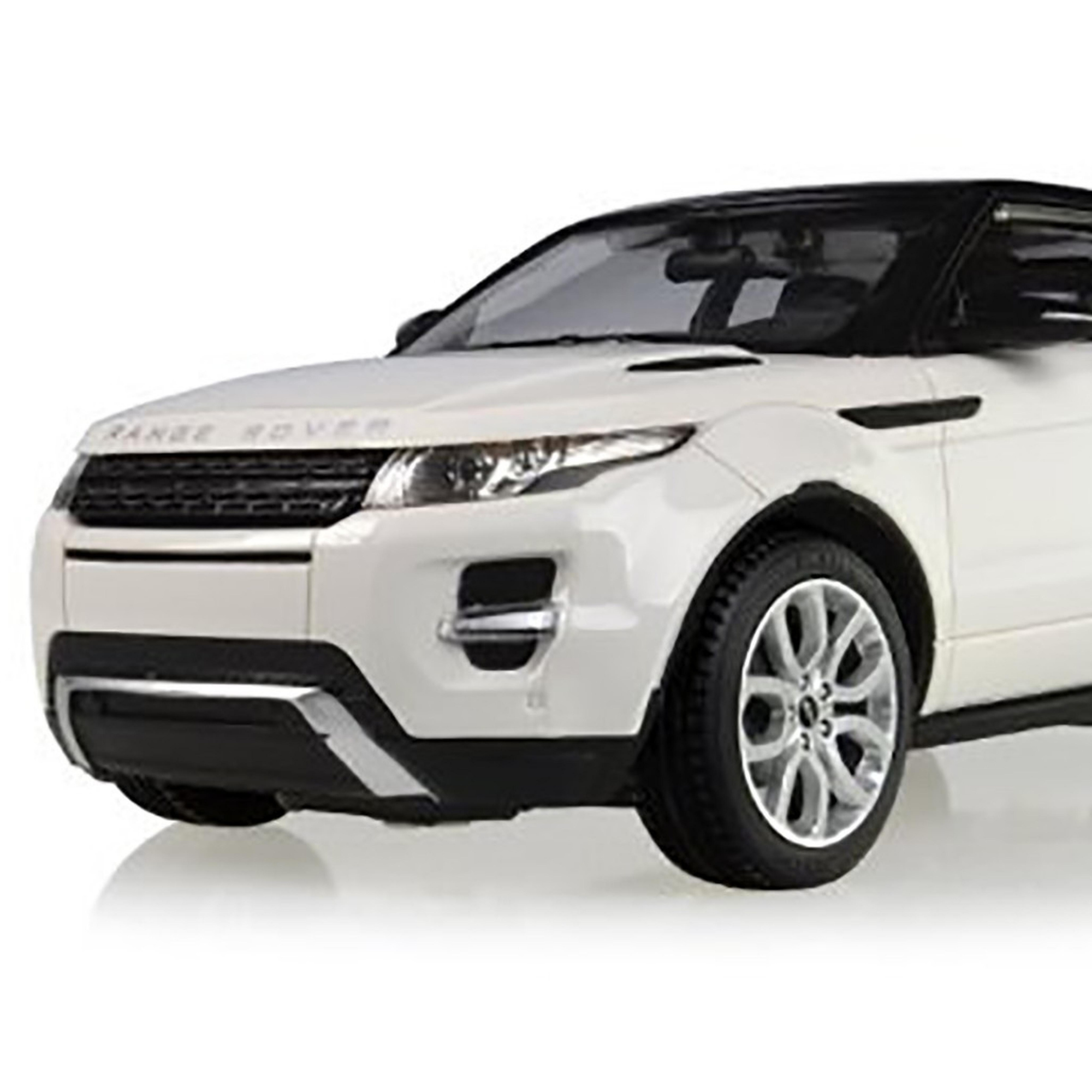 Range Rover Toy Car - Electric-Powered Fun with Lights, 1:14 Scale, Sleek White Design