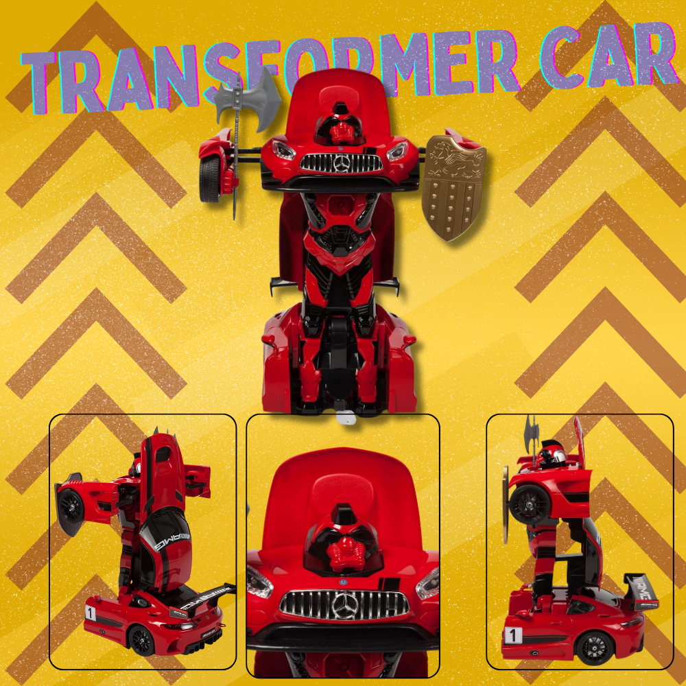 Mercedes-Benz RC Car | Transforming Robot | 1:14 Scale | Red