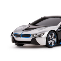 BMW i8 RC Car - Futuristic Design - 1:24 Scale Model - White