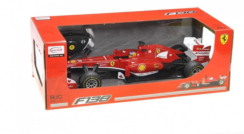 1:12 RC Ferrari F138 Formula 1 Car – Licensed Remote Control Racing Model