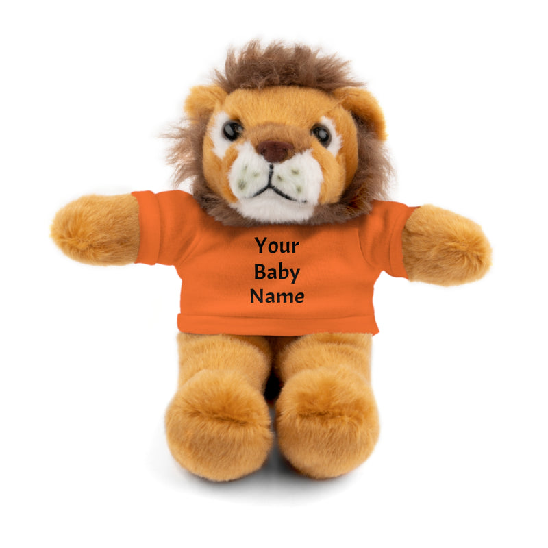 Stuffed Lion with Custom Tee