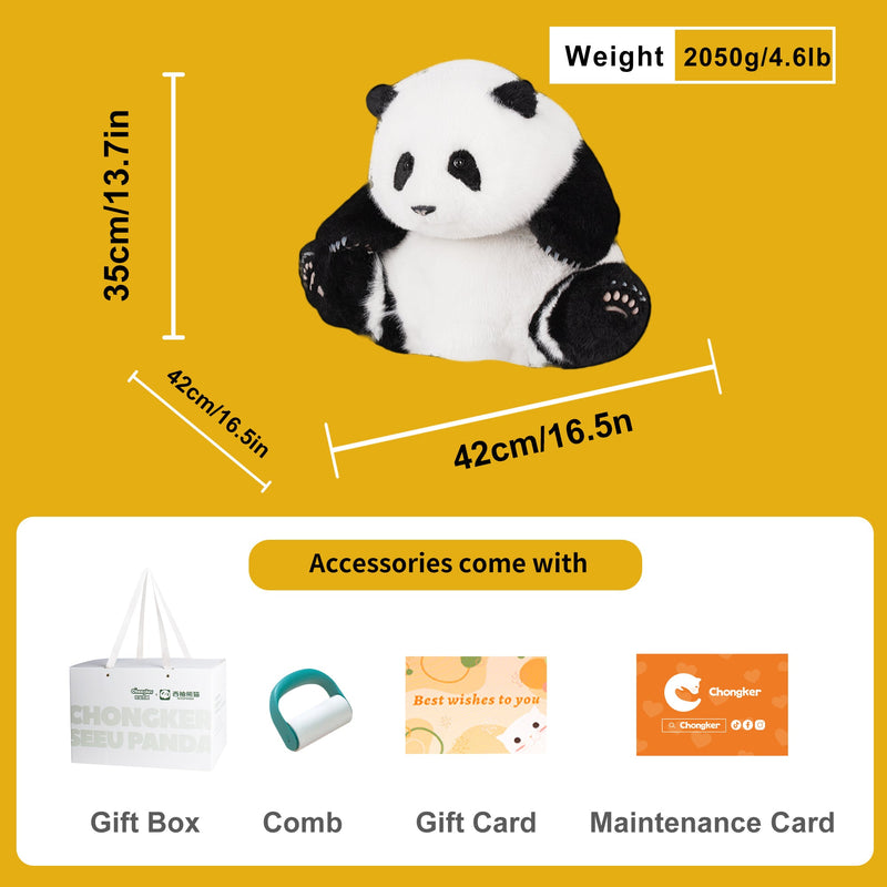 Panda Hehua 4.6lb Plush– Calm Companion Mindful Relax