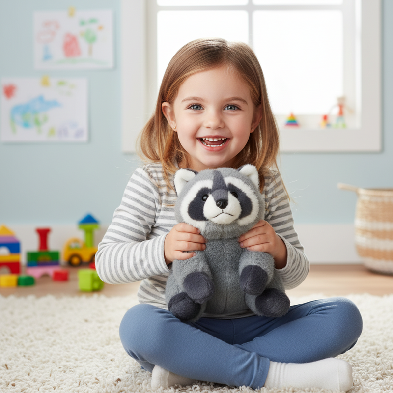 Bandit Raccoon Stuffed Animal Plush Toy