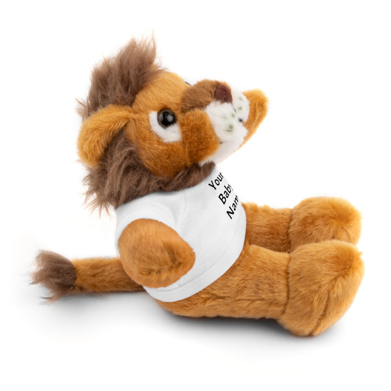 Stuffed Lion with Custom Tee