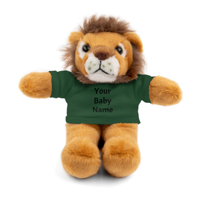Stuffed Lion with Custom Tee