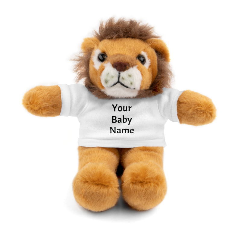 Stuffed Lion with Custom Tee