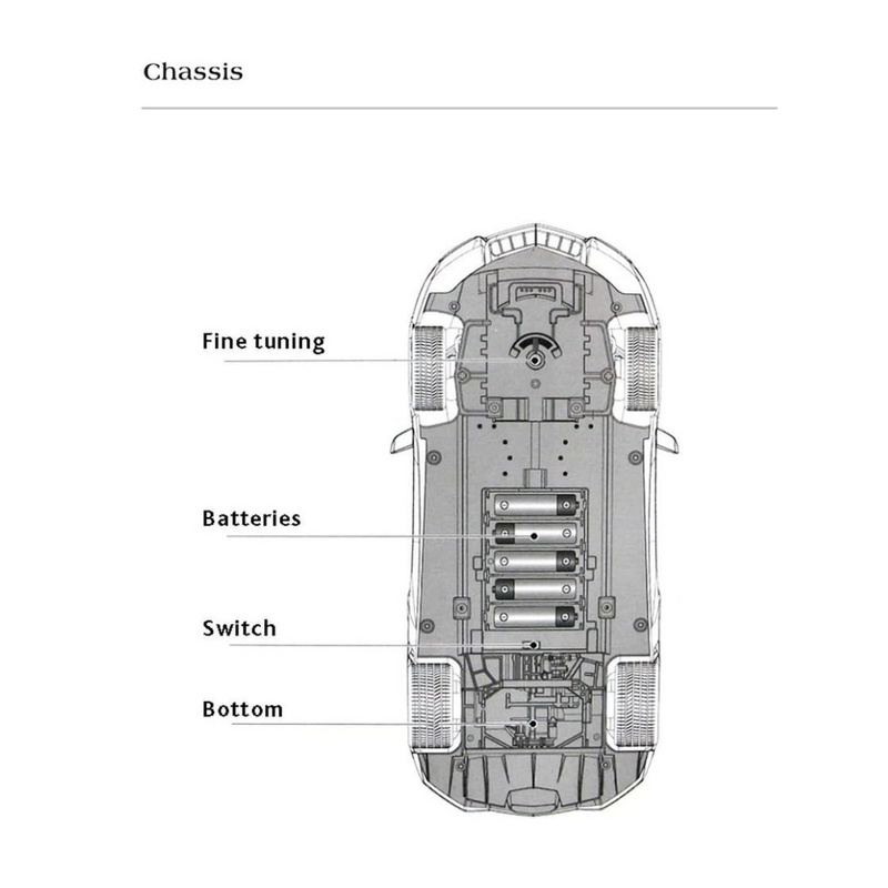 Ferrari 458 Remote Control Car-1:14 Scale