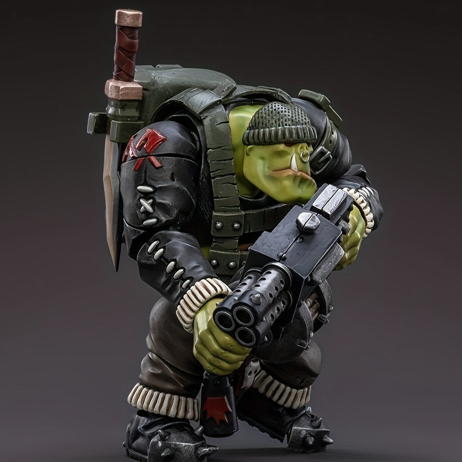 Warhammer 40K Ork Kommandos Dakka Boy Rotbilge 1:18 Scale Action Figure