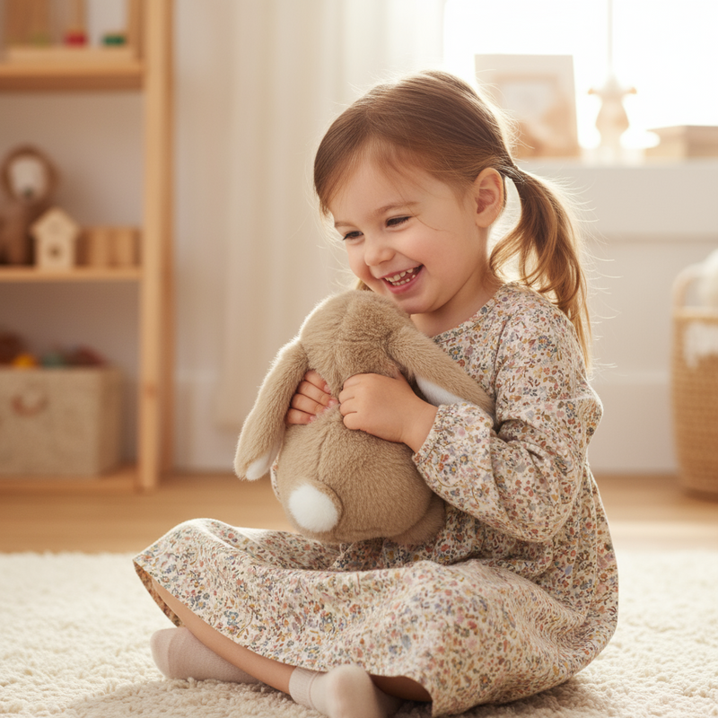 5 Inch Benny Bunny Stuffed Animal Plush Toy