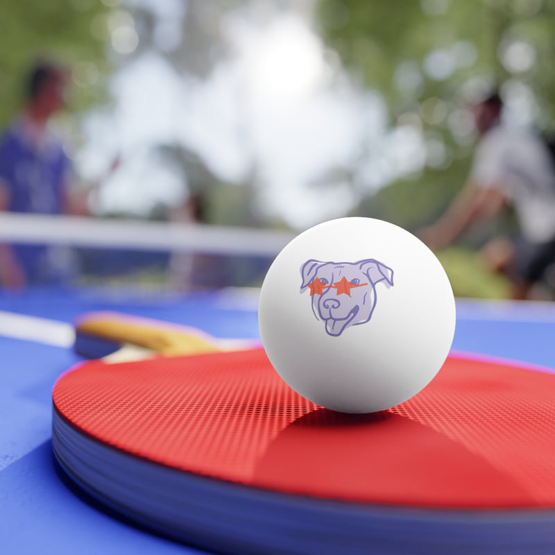 Ping Pong Balls - Dog Design for Kids