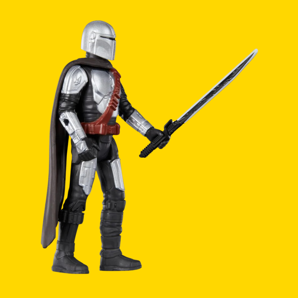 Epic Hero Series The Mandalorian Action Figure & 2 Accessories (4